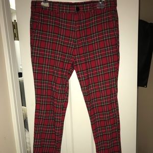 Pacsun Plaid Skinny Pants